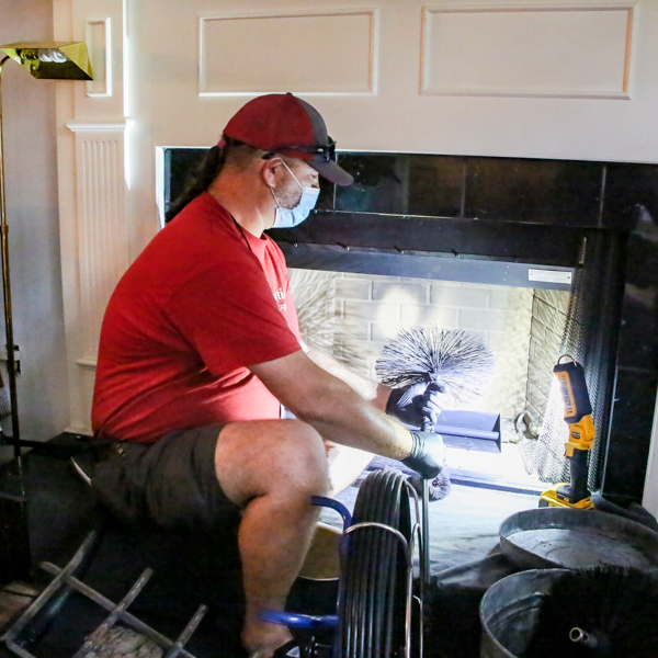 Professional HVAC and chimney cleaning