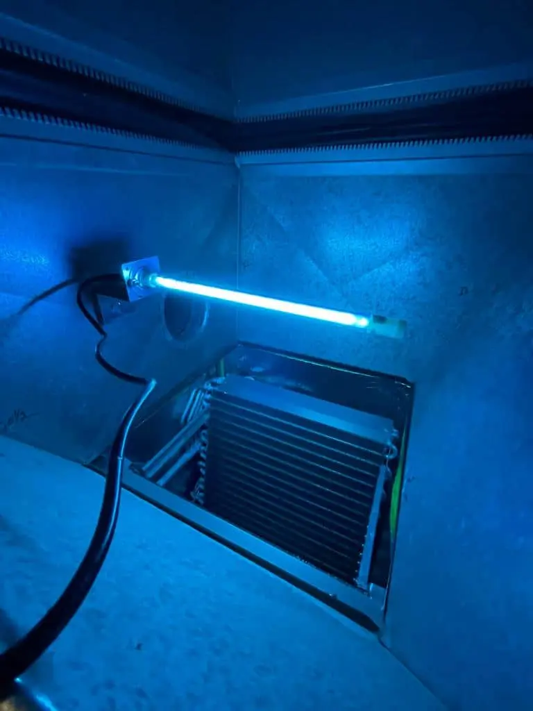 UV Light Installation
